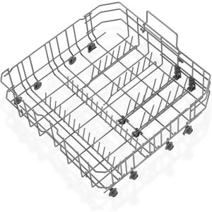 20007189 20000533 Dishwasher Lower Rack Replacement for Bosch Dishwasher Parts Lower Dishrack Rollers Thermador 300 500 800 Series Dishwasher Bottom Rack Tray Drawer Wheels SHP865ZD5N -20.9" x 21.8"