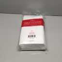 PARTY BARGAINS 5 Disposable Table Covers - 54" X 108", 3 Ply Paper & Plastic White Table Cover