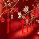 Chinese Knot Tassel Feng Shui Coins Hanging Tassel Ornaments Decoration for Chinese New Year Spring Festival Decoration