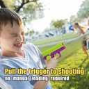 2 Packs Water Gun for Kids Squirt Guns Water Blaster Soaker Toys Water Pistol Toys for Boys Girls Toddlers, Outdoor Beach Swimming Pool Game Summer Party Favor (Purple and Green)