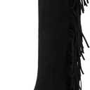 Modatope Knee High Boots Women Kitten Heels Tall Boots Pointed Toe Long Boot for Women, 9.5