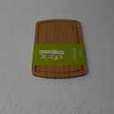 OAKSWARE Bamboo Cutting Boards for Kitchen, Reversible Wood Chopping Board with Juice Groove & Hanging Hole for Cheese, Meat, Fruit & Vegetables, Pre Oiled, 15" x 10"