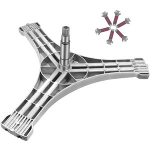 DC97-15491A Washer Flange Shaft Assembly Compatible with Samsung Washing Machine with DC60-40137A Spider Hex Bolt (6 Pack) 