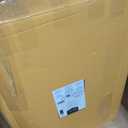 Amazon Basics Portable TV Dinner 4-Pack Rectangular Folding Tray Table with Storage Rack, Black, 15" x 19" x 26"