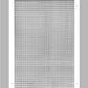 16" x 26" or 26" x 16" Cube Core Eggcrate Return Air Grille - Aluminum Rust Proof - HVAC Vent Duct Cover - White [Outer Dimensions: 18.75]