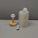 Rechargeable Cordless Table Lamp,Touch Control&Stepless Dimming,Wireless Bedside Ambient Night Light with Wood Base&Linen Shade,Portable Battery Lamp for Bedroom,Nightstand,Nursery,Camping,Outdoor (CordlessTouch Lamp set of 1)