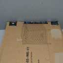 Cat Litter Box Enclosure Furniture, Hidden Handwoven Rattan Litter Box with Mat, Large Cat House with Metal Heightened Feet, 30.3 x 18.3 x 28 Inches, Indoor for Living Room, Bedroom White