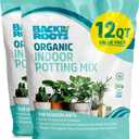 Back to the Roots 100% Organic Indoor Potting Mix (Value 12 Quart) | Promotes Healthy Houseplant Growth| Made in The USA