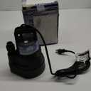 Superior Pump 91014 1/4 HP High Flow Thermoplastic Utility Pump, Black