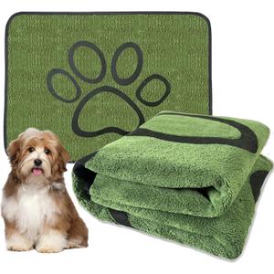 Washable Pee Pads for Dogs, 2 Pack Reusable Puppy Pads Waterproof for Potty Training, Dog Pee Pads with Leakproof Non-Slip Bottom for Floor, Couch, Bed, and Crate (24"x36"(Pack of 2))