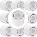 10Pack 1-1/2"x 3/4" PVC DWV Reducing Bush Adapter Pipe Fitting SCH40 PVC Reducer Bushing (Socket x Socket) PVC Pipe Reducing Bushing Fitting for Home Sewer Plumbing