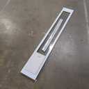 Ideal Pet Products Aluminum Pet Patio Door, Adjustable Height 77-5/8" to 80-3/8", 7" x 11-1/4" Flap Size, White