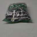 JELLYMONI 100% Natural Cotton 3pcs Striped Duvet Cover Sets, Dark Grey with White Stripes Pattern Printed Comforter Cover, with Zipper Closure & Corner Ties(Queen Size) (0606)