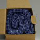 Kevin Textile Outdoor Waterproof Throw Pillow Covers Pack of 2 Weaving Texture Water Resistant Outside Decorative Cushion Covers for Garden Patio Tent Balcony Bench Couch Sofa 18x18 Inch, Navy Blue