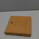 Handicrafts Home Photo Picture Frame - 4" x 4", Round Handmade Gift Photo Frames - Brown & White