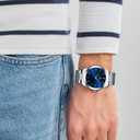 LN LENQIN Mens Watches Waterproof Stainless Steel Watch for Men Analog Quartz Fashion Business Designer Wristwatch