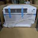LG 8,000 Window Air Conditioner, 115V, 350 Sq.Ft. (14' x 25' Room Size), Quiet Operation, Electronic Control with Remote, 3 Cooling & Fan Speeds, Auto Restart, 8000 BTU, White