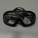 Swimming Goggles with Large Frame, Waterproof, AntiFog, HD Swimming Goggles for Men and Women (Black)