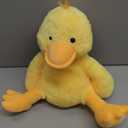Apricot Lamb Toys Plush Yellow Duck Stuffed Animal Soft Cuddly Perfect for Child (Velvet Duck,12 Inches)