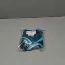 Fanuerg Women's Triangle Bikini Sets Circle Ring Linked Two Piece Swimsuit Color Block Cheeky Bathing Suits (Blue Green, XS)