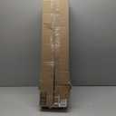 Gatco 1431B, Modern Rectangle Base Freestanding Toilet Paper Holder, 22.25, Brushed Brass/Free Standing Toilet Tissue Holder Stand with Weighted Base