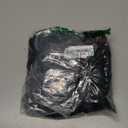 Breathable Permanent Tight Curly Human Hair Topper With Bangs - Seamless Fluffy Short Clip-in Pieces for Women With Thinning Hair, Cover Grey, Add Volume (Black, Short)