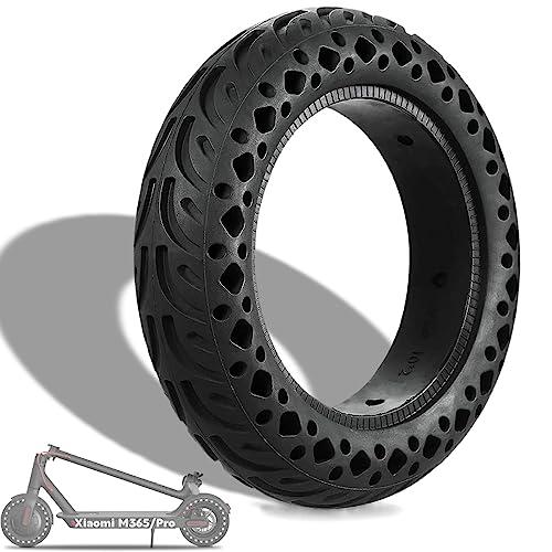 Felixstory 10 Inches Solid Honeycomb Tire 10x2.125/2.0 for Xiaomi M365/Pro Gotrax G4 Hiboy S2 Pro Ninebot F40 Electric Scooter, Rubber Plosion-Proof Tyre non-slip non-pneumatic Tire Replacement Wheel