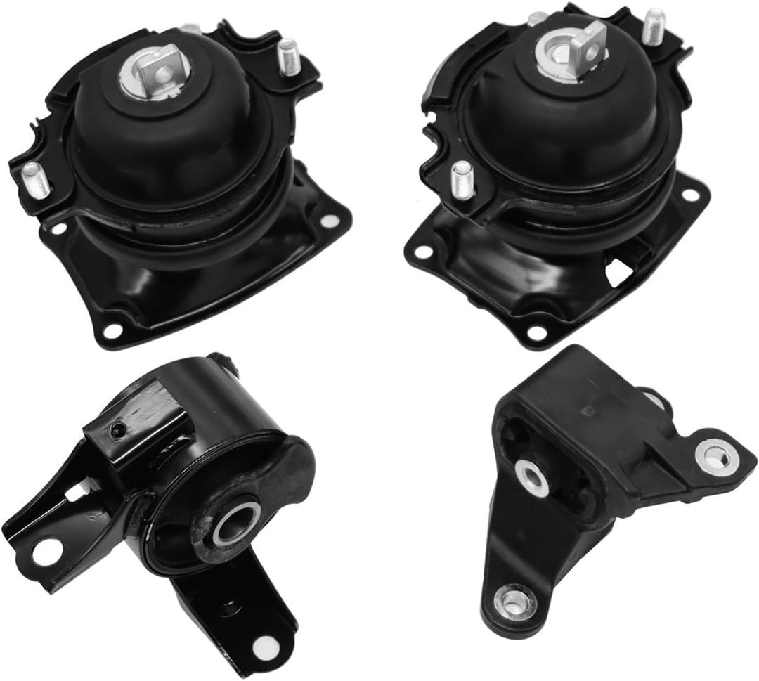 Engine Motor Transmission Mount Set Compatible with Odyssey Touring Elite 3.5L V6 2011-2017 Replace A4587 A4575EL A65057 A65017EL Auto Trans Mounts Kit