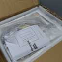 Dresser with Hanging Rack, 4 Drawers Small Closet for Bedroom, Reversible Fabric Kids Chest of Drawers with Clothes Rack, Tall Storage Tower, Sturdy Frame, Pink, 44''H