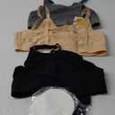 Momcozy Pumping Bra, Pumping Bra Hands Free All Day Wear Pumping & Nursing Bra in One Holding Breast Pump for Spectra, Medela (Medium, Black,grey,skin-3pk)