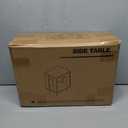 GYIIYUO Nightstand Set of 2 with Fabric Drawers and Open Shelves - Rustic Bedroom Side Tables (M(15.7"D x 11.8"W))