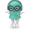 Qxbuhe Dancing Octopus Toy,Smart Tentacle Explorer,Crawling Dancing Automatic Obstacle Sensor Toys,Electric Crawling Octopus with LED Lights & Music (Green Jellyfish)