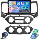 [4+64G] NHOPEEW Car Radio for Kia Optima/Magentis 2008-2010 with Wireless Carplay and Android Auto - 9 Inch Touchscreen Android Car Stereo - EQ Audio/GPS/WiFi/SWC/Bluetooth + AHD Backup Camera