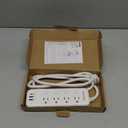 Appliance Extension Cord with Individual Switches on Off - 5 FT, 14 Gauge Heavy Duty Extension Cord with USB Ports, 8 outlets, High Wattage for Microwave, Workbench, Kitchen, Garage Must Have