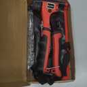 Toolwiz Rivet Gun One-Handed Rivet Gun Kit with 200pcs Rivets, 4pcs Tool-Free Interchangeable Heads and 4pcs Drill Bits - Heavy Duty Hand Riveter for Metal, Wood, Plastic, Leather, Fabric