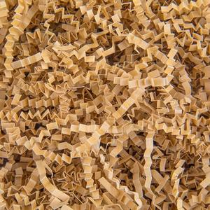 Caleihd Crinkle Cut Paper Shred Packing Grass Cushion Paper Streamer for Christmas Wedding Birthday Bridesmaid Engagement Craft Gift Boxes Bags Basket Filler Decoration 4.5oz Brown