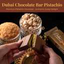 Leonessa Dubai Chocolate Bar Pistachio Kit Premium Dubai Chocolate Bar with Pistachio Rich Flavor & Creamy Texture - 3.5 Oz Pack of 2 (EXP 12/31/26)