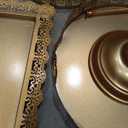 Gold Cake Stand Metal Dessert Table Display Set Tiered Cupcake Holder Fruit Candy Donut Plate Serving Tower Tray Platter (Gold)