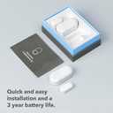 ecobee Smart Sensor for Doors & Windows 2 Pack - Wifi Contact Sensor for Home Security, Energy Savings - Compatible with Smart Thermostats - Temperature sensor, white