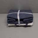 Laundry Basket,Woven Cotton Rope Laundry Hamper,Versatile Storage for Dirty Clothes,Baby Toys,and Blankets in Bathroom, Nursery,and Living Room (Blue, 60L)