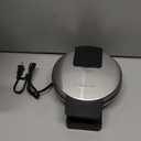 Cuisinart Waffle Maker, 1250W Round Classic Waffle Iron, 5-Setting Adjustable Browning Control, WMR-CANAS, Brushed Stainless