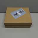 GENSHUO Kitten Heel Ankle Boots for Women Closed Little Square Toe Booties 2 Inch Heels Elegant Side Zipper Low Boots Fashion Party Fall Shoes Black Size 8