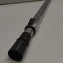 Replacement Vacuum Wand Hose - Adjustable Length (32mm/1.25") Chrome-Plated Metal Tube w/Adapter - Fits Hoover, Electrolux, Kenmore, Dirt Devil (Not for Miele)