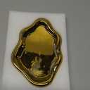 Lynagert Cloud Trinket Dish, Chubby Jewelry Tray, Ceramic Jewelry Ring Trinket Dish for Rings Earrings Necklace Organizer, Mother's Day Thanksgiving Christmas Birthday Bridesmaid Gifts (Golden)