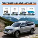 Wonderdriver Roof Rack Cross Bars Compatible with Honda Pilot 2016-2022 with Flush Rails, Aluminum Crossbars Rooftop Cargo Bag Kayak Bike Luggage Snowboard Carrier Kayak Bike Cargo Accessories