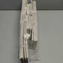 12 Pack Drawer Organizer for Baby Clothes, Linen Fabric Nursery Organizer for Baby Diaper, Collapsible Deep Fabric Drawer Organizer with Zipper for Socks, Bra, Towels, Ties, Beige