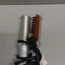 2 in1 Hair Curler Straighter Rotating Iron, Curling Iron Wand for Hair Curling and Straighting, Dry and Wet Styling Tool, Travel for Girls Women (Gold1)