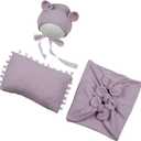 SOONHUA Baby Photography Props SetSoft Fabric Baby Photography Props Photography Blanket Baby Photography Props for 0-2 Months Boys Girls