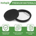2-Pack Vacuum Filter Compatible with Eureka WhirlWind Bagless Canister Vacuum Cleaner,Fits NEN110A,NEN110B,NEN110D