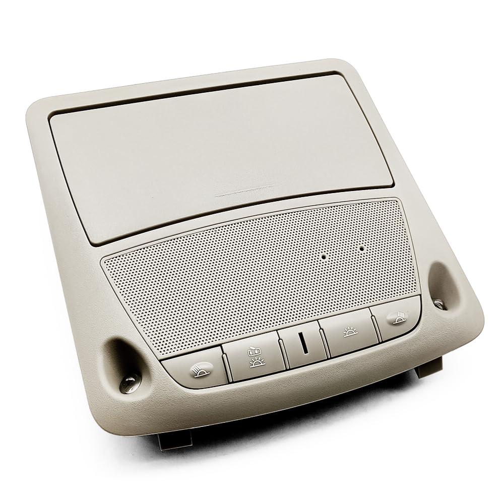 Interior Dome Light Overhead Console Fit for Nissan Sentra 2013-2015 Altima 2013-2018 Leaf Battery EV 2016-2017 Overhead Console Map Reading Light with Sunroof Switch Replace 26430-C990D